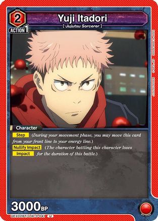 Image of Yuji Itadori (041) (UEX02BT/JJK-3-041) - UEX02BT Jujutsu Kaisen Vol2