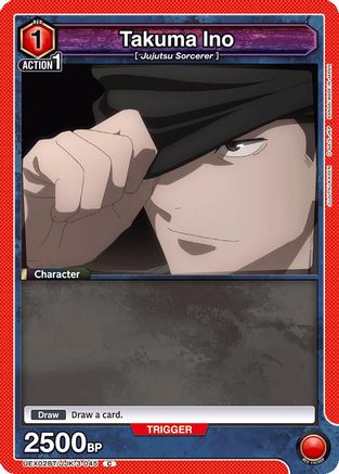 Image of Takuma Ino (UEX02BT/JJK-3-045) - UEX02BT Jujutsu Kaisen Vol2