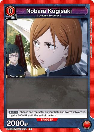 Image of Nobara Kugisaki (047) (UEX02BT/JJK-3-047) - UEX02BT Jujutsu Kaisen Vol2