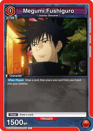 Image of Megumi Fushiguro (055) (UEX02BT/JJK-3-055) - UEX02BT Jujutsu Kaisen Vol2