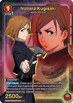 Image of Nobara Kugisaki (048) (U*) (UEX02BT/JJK-3-048) - UEX02BT Jujutsu Kaisen Vol2 Foil