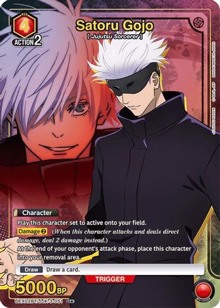 Image of Satoru Gojo (051) (U*) (UEX02BT/JJK-3-051) - UEX02BT Jujutsu Kaisen Vol2 Foil