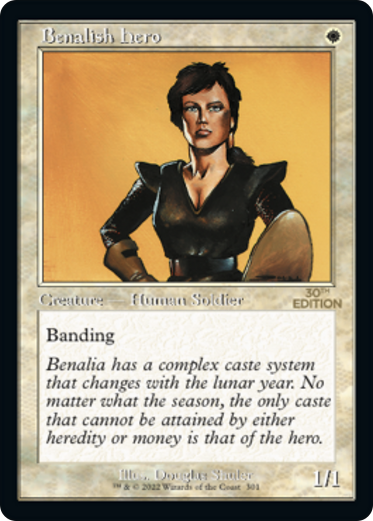 Image of Benalish Hero (Retro) [30th Anniversary Edition]