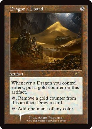Image of Dragon's Hoard (Retro Frame) [Wizards Play Network 2025]