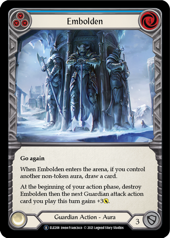Image of Embolden (Blue) [U-ELE208] (Tales of Aria Unlimited)  Unlimited Normal