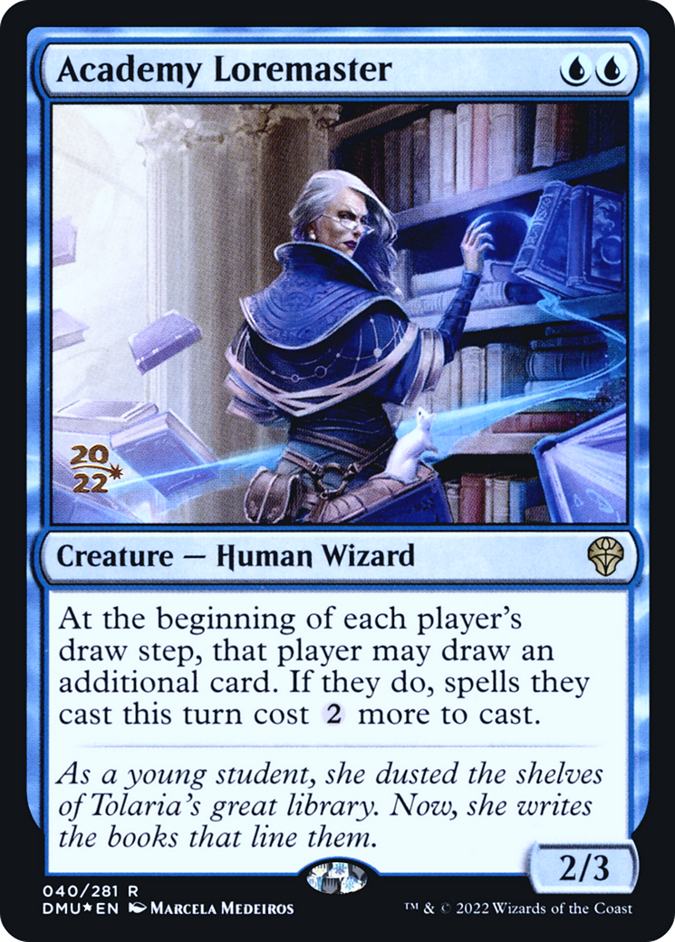Image of Academy Loremaster [Dominaria United Prerelease Promos]