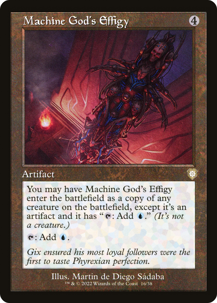 Image of Machine God's Effigy (Retro) [The Brothers' War Commander]