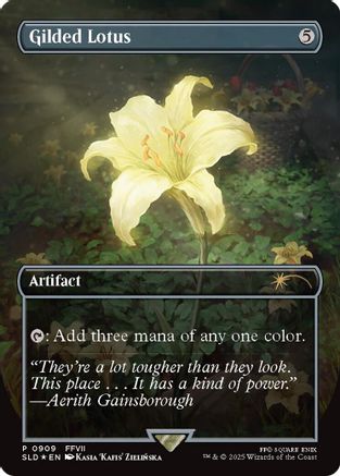 Image of Gilded Lotus (Rainbow Foil) (909) [Secret Lair Drop Series]