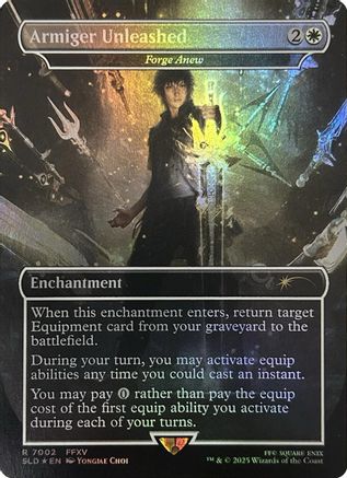 Image of Armiger Unleashed - Forge Anew (Rainbow Foil) [Secret Lair Drop Series]