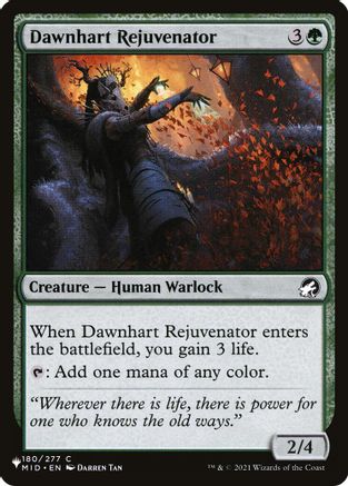 Image of Dawnhart Rejuvenator [The List]