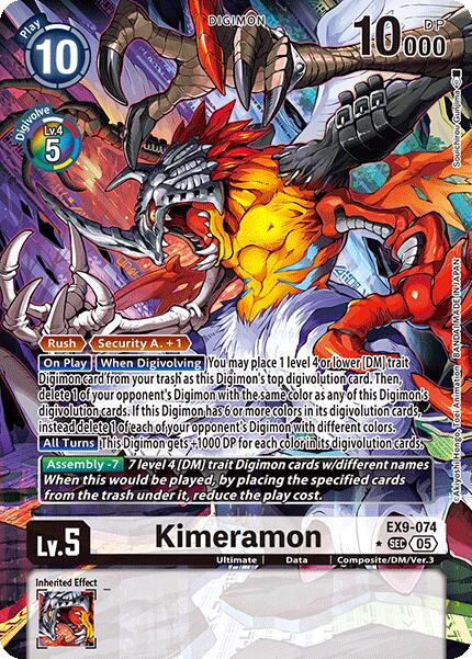 Image of Kimeramon [EX9-074] (Alternate Art) [Versus Monsters]