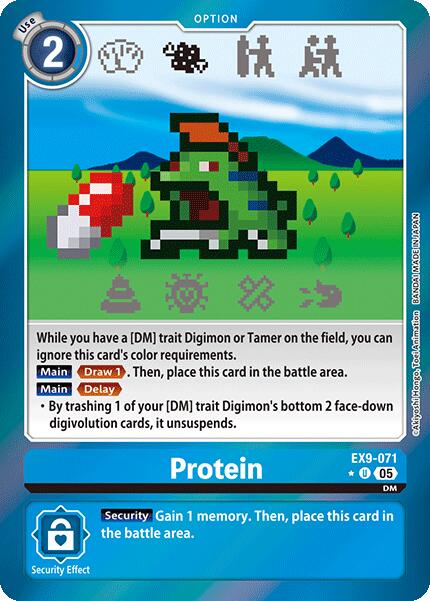 Image of Protein [EX9-071] (Limited Foil) [Versus Monsters]