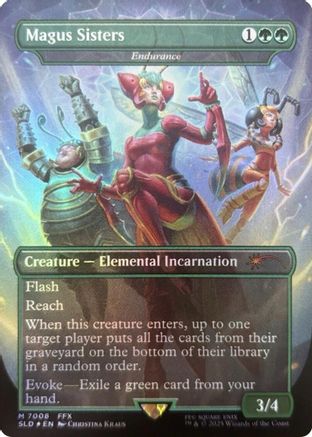 Image of Magus Sisters - Endurance (Rainbow Foil) [Secret Lair Drop Series]