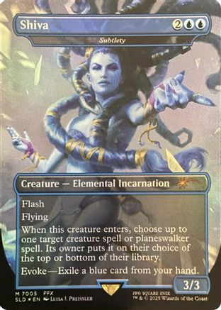 Image of Shiva - Subtlety (Rainbow Foil) [Secret Lair Drop Series]