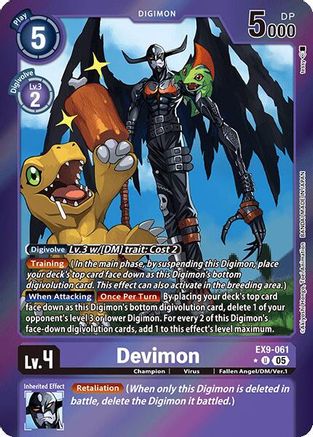 Image of Devimon [EX9-061] (Limited Foil) [Versus Monsters]