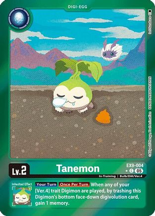 Image of Tanemon [EX9-004] (Limited Foil) [Versus Monsters]