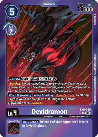 Image of Devidramon [EX9-060] (Limited Foil) [Versus Monsters]