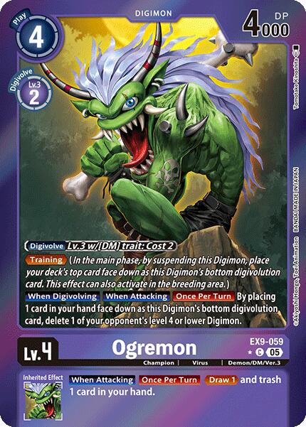 Image of Ogremon [EX9-059] (Limited Foil) [Versus Monsters]