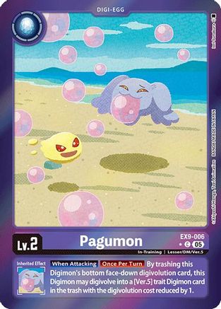 Image of Pagumon [EX9-006] (Limited Foil) [Versus Monsters]