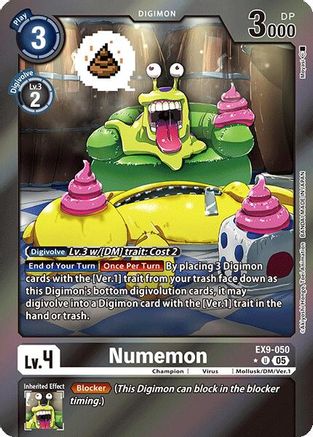 Image of Numemon [EX9-050] (Limited Foil) [Versus Monsters]