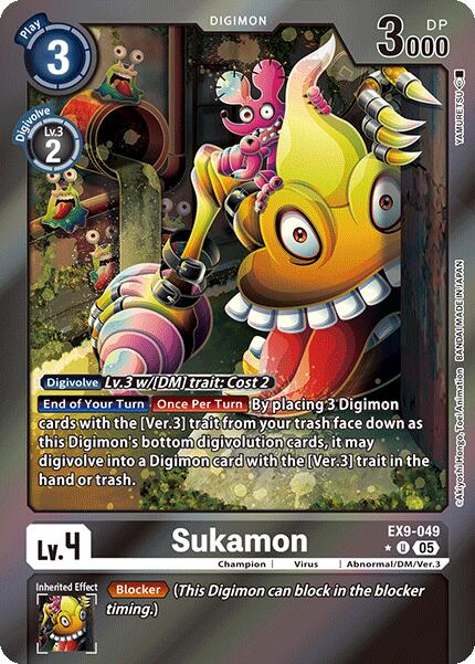 Image of Sukamon [EX9-049] (Limited Foil) [Versus Monsters]