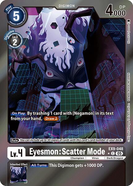 Image of Eyesmon: Scatter Mode [EX9-048] (Limited Foil) [Versus Monsters]