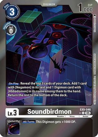 Image of Soundbirdmon [EX9-046] (Limited Foil) [Versus Monsters]