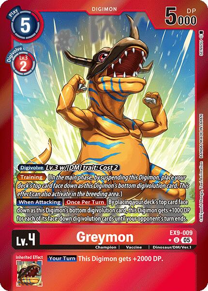 Image of Greymon [EX9-009] (Limited Foil) [Versus Monsters]