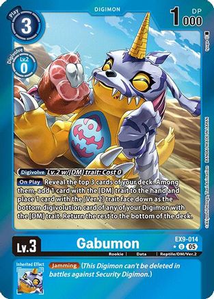 Image of Gabumon [EX9-014] (Limited Foil) [Versus Monsters]