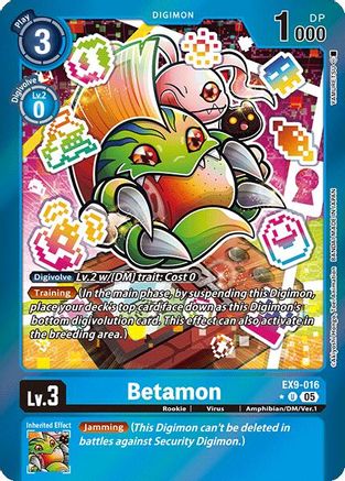 Image of Betamon [EX9-016] (Limited Foil) [Versus Monsters]