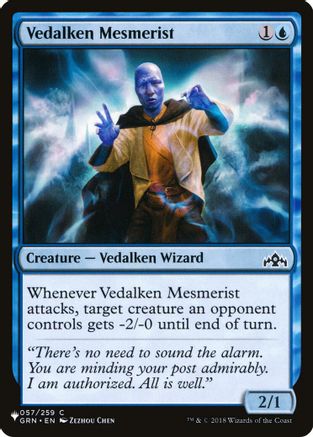 Image of Vedalken Mesmerist [The List]