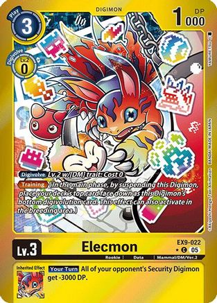 Image of Elecmon [EX9-022] (Limited Foil) [Versus Monsters]