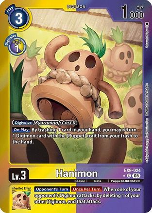 Image of Hanimon [EX9-024] (Limited Foil) [Versus Monsters]