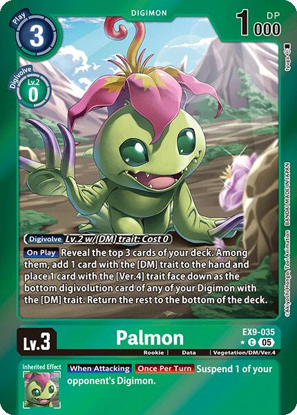 Image of Palmon [EX9-035] (Limited Foil) [Versus Monsters]