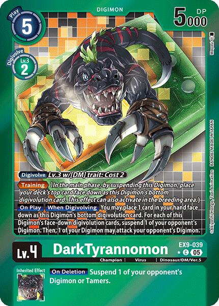 Image of DarkTyrannomon [EX9-039] (Limited Foil) [Versus Monsters]