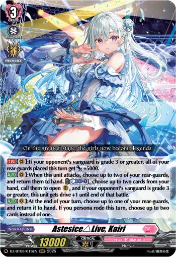 Image of AstesiceLive, Kairi (DZ-BT08/016EN) [Knights 0f Rebirth]
