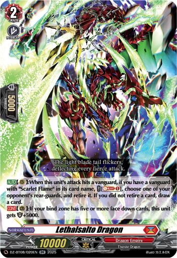Image of Lethalsalto Dragon (DZ-BT08/020EN) [Knights 0f Rebirth]