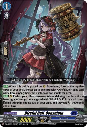 Image of Direful Doll, Consolata (DZ-BT08/025EN) [Knights 0f Rebirth]
