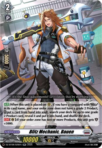 Image of Blitz Mechnanic, Bauen (DZ-BT08/029EN) [Knights 0f Rebirth]