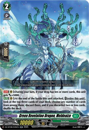 Image of Jade Dragon, Meldeaiza (DZ-BT08/035EN) [Knights 0f Rebirth]