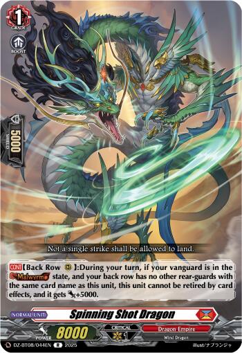 Image of Spinning Shot Dragon (DZ-BT08/044EN) [Knights 0f Rebirth]