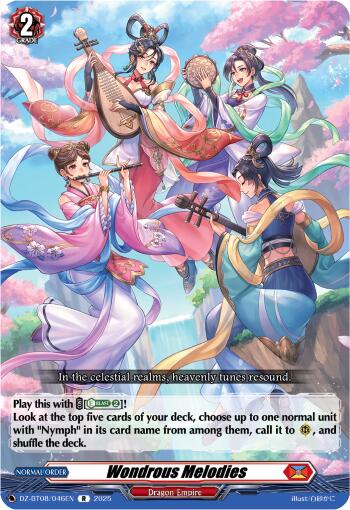 Image of Wonderous Melodies (DZ-BT08/046EN) [Knights 0f Rebirth]