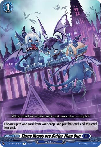 Image of Three Heads are Better Than One (DZ-BT08/050EN) [Knights 0f Rebirth]