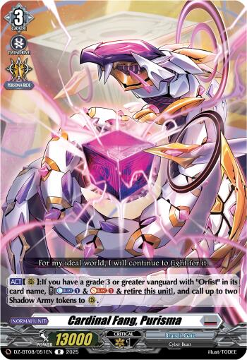 Image of Cardinal Fang, Purisma (DZ-BT08/051EN) [Knights 0f Rebirth]