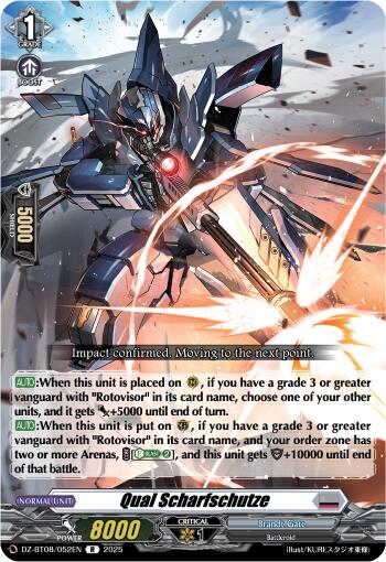 Image of Qual Scharfschutze (DZ-BT08/052EN) [Knights 0f Rebirth]