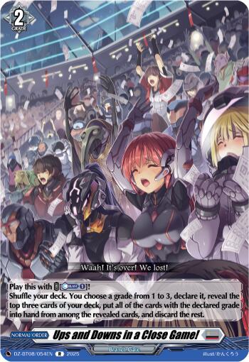 Image of Ups and Downs in a Close Game! (DZ-BT08/054EN) [Knights 0f Rebirth]