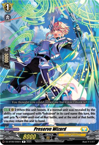 Image of Preserve Wizard (DZ-BT08/056EN) [Knights 0f Rebirth]