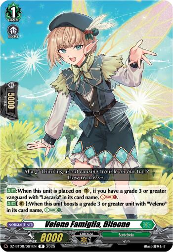 Image of Veleno Famiglia, Dileone (DZ-BT08/061EN) [Knights 0f Rebirth]