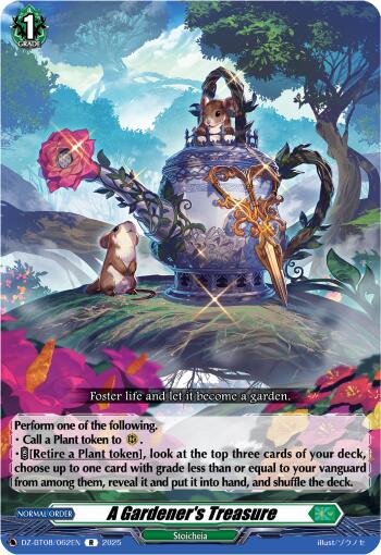 Image of A Gardener's Treasure (DZ-BT08/062EN) [Knights 0f Rebirth]