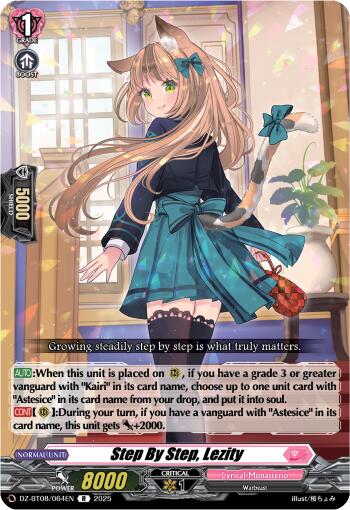 Image of Step By Step, Lezity (DZ-BT08/064EN) [Knights 0f Rebirth]